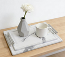 Deco MDF Rectangular Serving Tray Set/2 Pcs 40*30cm/
34*24cm