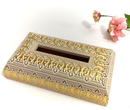 MDF Rectangular Tissue Box Abstract Design
