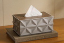MDF Rectangular Tissue Box Abstract Design