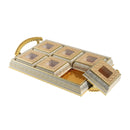 MDF Deco Candy Box Snack Tray 6 Compartments 45*30*6.5 cm