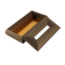 MDF Rectangular Tissue Box Abstract Design