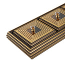MDF Deco Candy Box Snack Tray 3 Compartments 43*17*6.5 cm