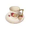 Ceramic tea cups and saucer set of 17pcs