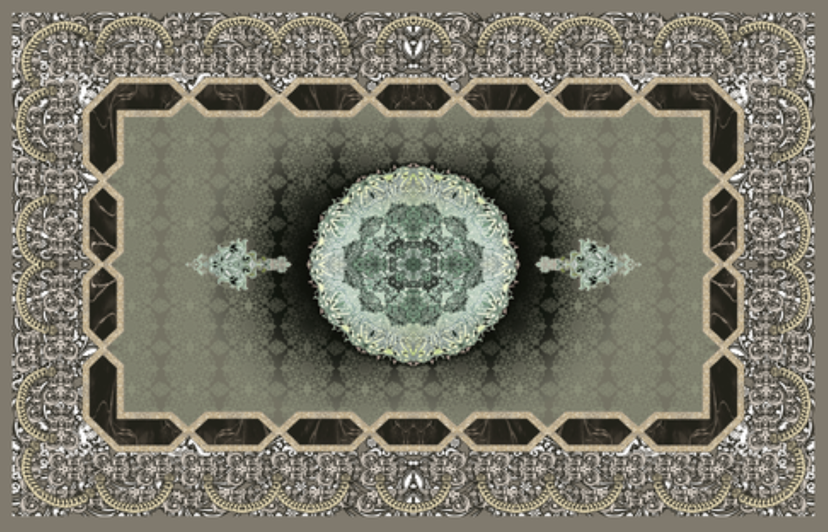 Persian Pattern Rug Carpet 160*230 cm