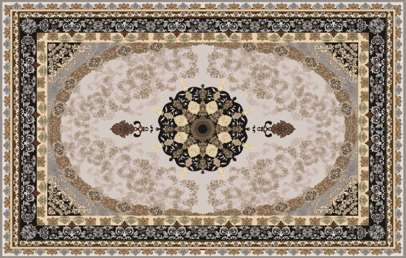 Persian Pattern Rug Carpet 160*230 cm