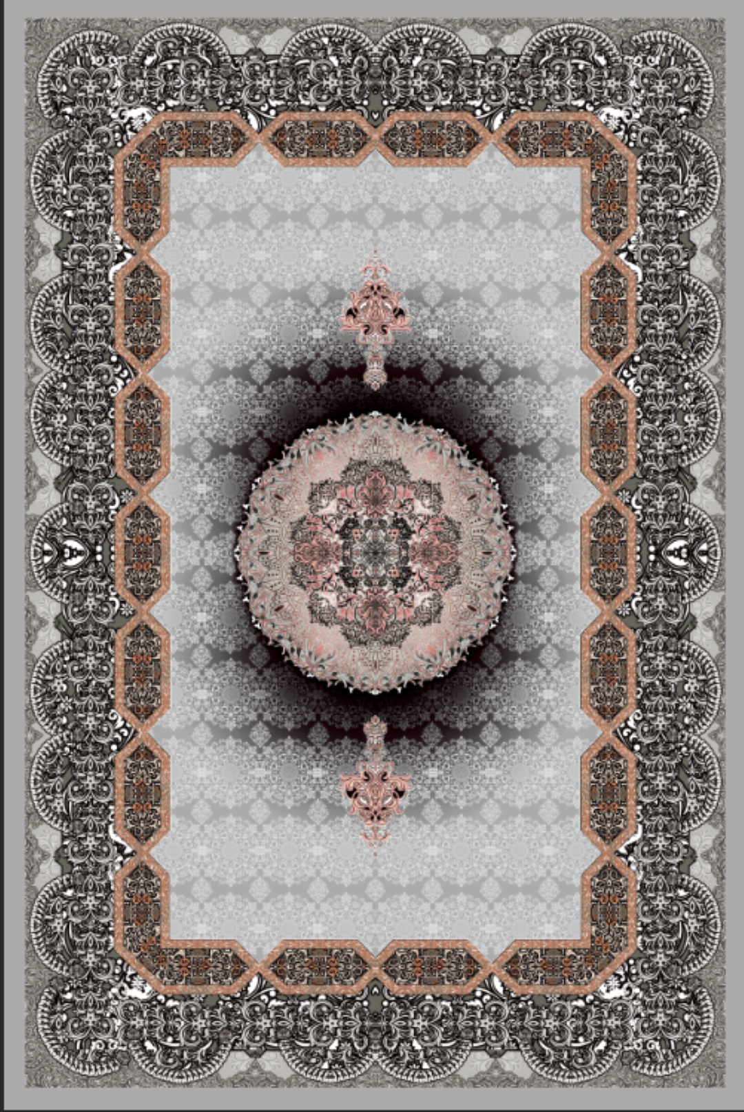Persian Pattern Rug Carpet 160*230 cm