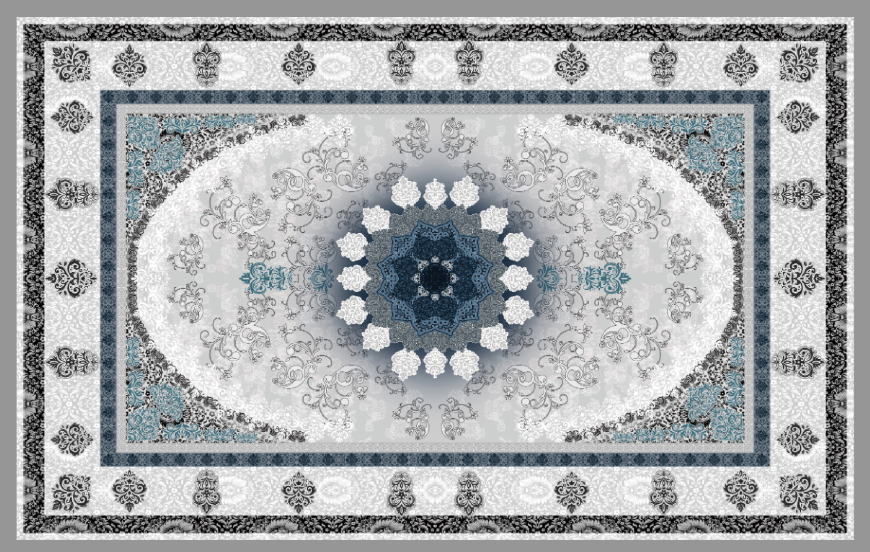 Persian Pattern Rug Carpet 160*230 cm