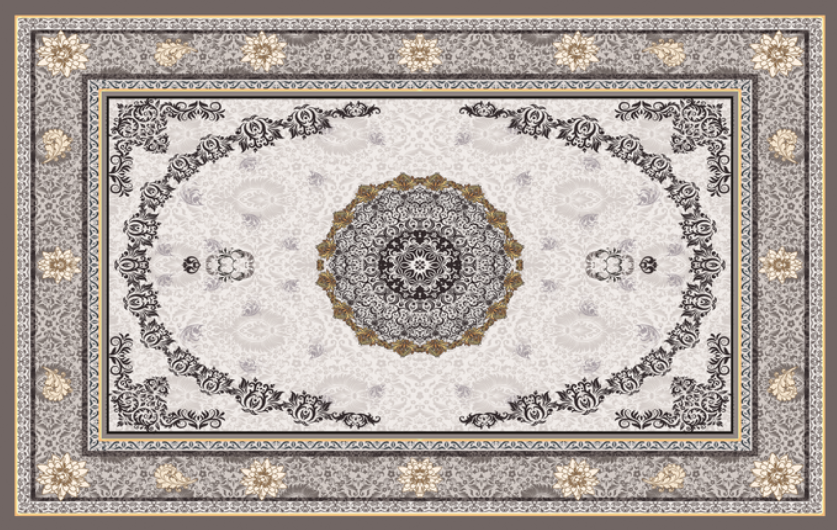 Persian Pattern Rug Carpet 160*230 cm
