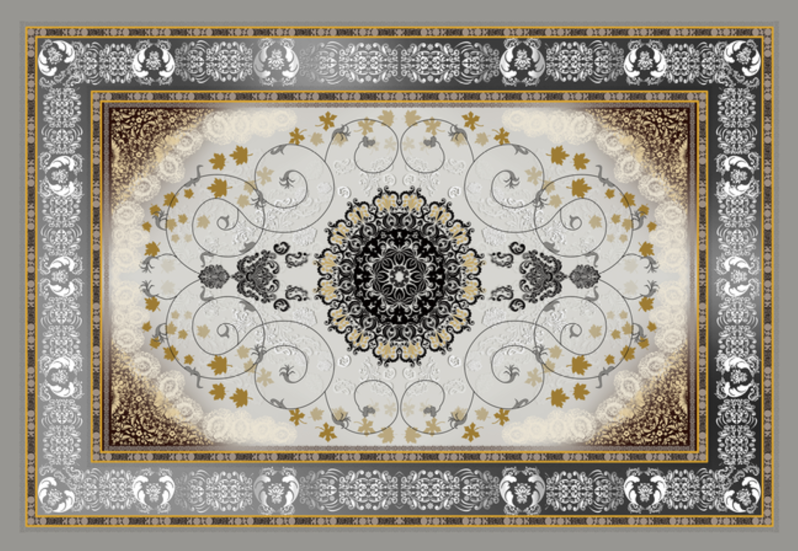 Persian Pattern Rug Carpet 160*230 cm