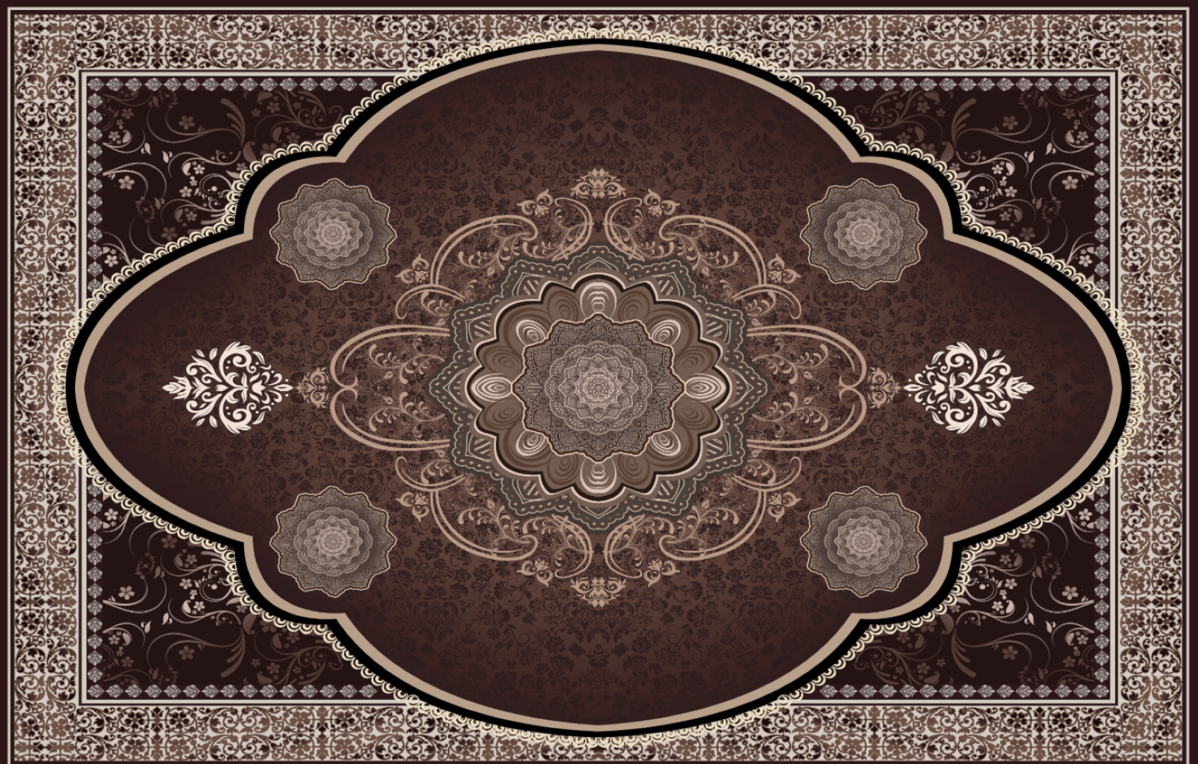 Persian Pattern Rug Carpet 160*230 cm