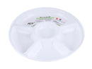 Plastic 5 Section Snack Serving Tray