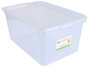 Plastic 20L Storage Box W Lid