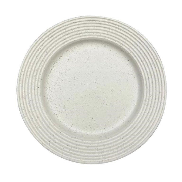 Round White Ceramic Plate Dinner Plate 26*3 cm