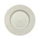 Round White Ceramic Plate 21.5*2.5 cm