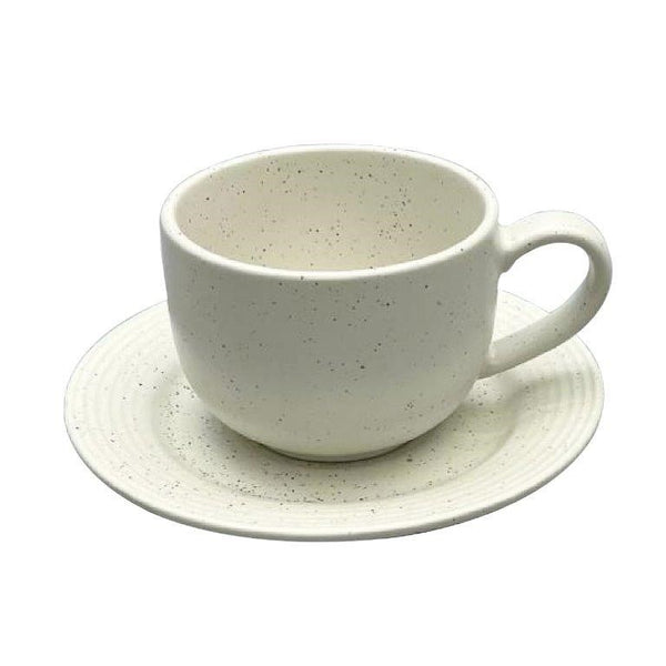 Ceramic Tea Cup & Saucer Set of 6 Pcs 220 ml