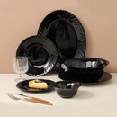 Royal Black Ceramic Dinner Set of 26 Pcs