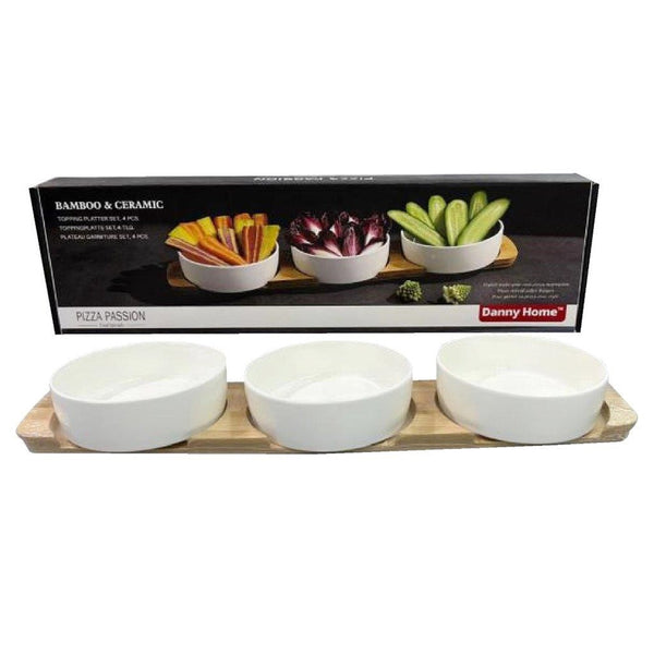 Ceramic Nuts & Snack Bowl Set of 3 Pcs 14*14*4.5 cm