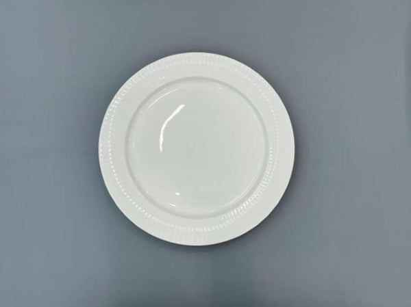 Buy Online Danny Home Plate Ceramic White Round 6.7