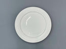Danny Home Round White Ceramic Plate 8.25"