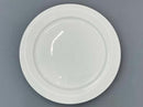 Danny Home Round White Ceramic Plate 12"