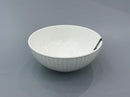 Danny Home Round White Ceramic Bowl 4.75"