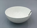 Danny Home Round White Ceramic Bowl 8"