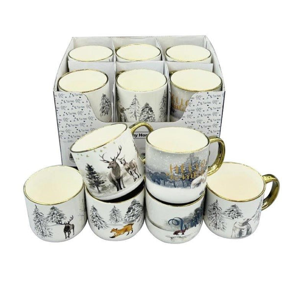 Ceramic Coffee Mug Abstract Print 450 ml