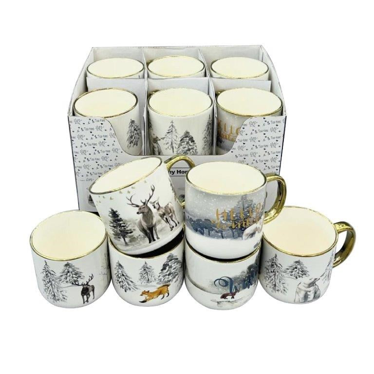 Ceramic Coffee Mug Abstract Print 450 ml