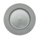 Round Grey Ceramic Plate Dinner Plate 26*3 cm