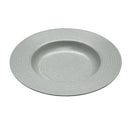 Round Grey Ceramic Plate Deep 20*4 cm