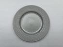 Round Grey Ceramic Plate 21.5*2.5 cm