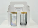 Banboo Lid Glass Tumbler Set of 2  500 ml