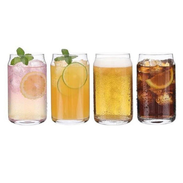 Lead Free Glass Tumbler Set of 4 Pcs 6.7*13.7*7.5 cm