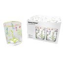 Colored Glass Tumbler Set of 4 Pcs