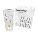 Colored Glass Tumbler Set of 4 Pcs