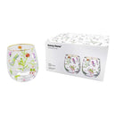 Colored Glass Tumbler Set of 4 Pcs