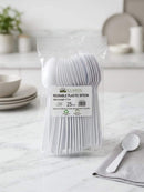 Plastic Spoon 500PCS
（25pcs × 20packs） Material: PP
Size: L17CM
Unit Weight: 5.2g*25