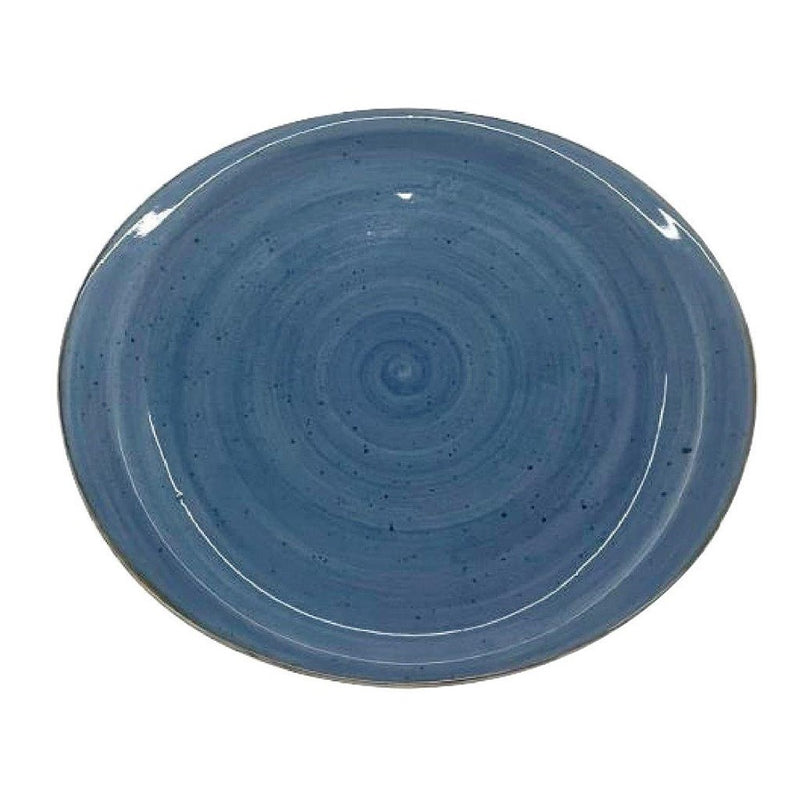 Round Color Ceramic Plate Dinner Plate 31*28*2 cm cm