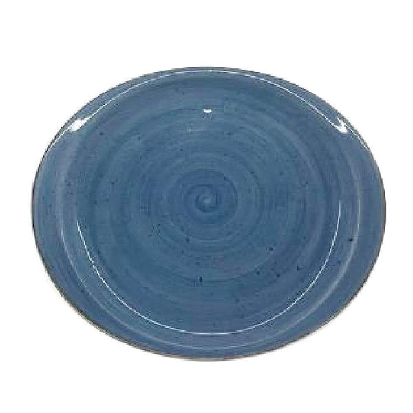 Round Color Ceramic Plate Dinner Plate 27*24*1.5 cm