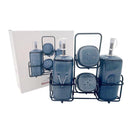 Ceramic Spice and Oil Bottle Dispenser Set