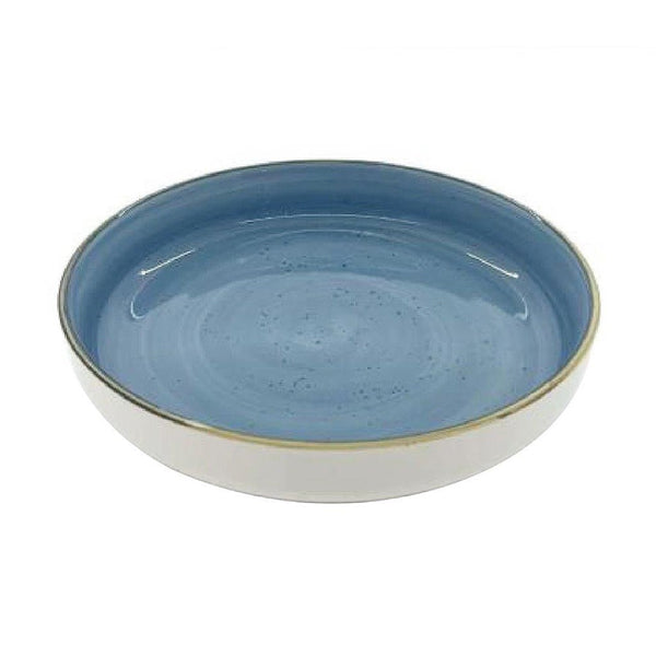 Round Color Ceramic Bowl 20*20*4 cm