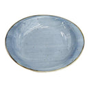 Round Color Ceramic Plate 23*20.8*4 cm