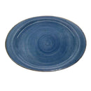 Round Color Ceramic Plate 31.4*22.3*2 cm