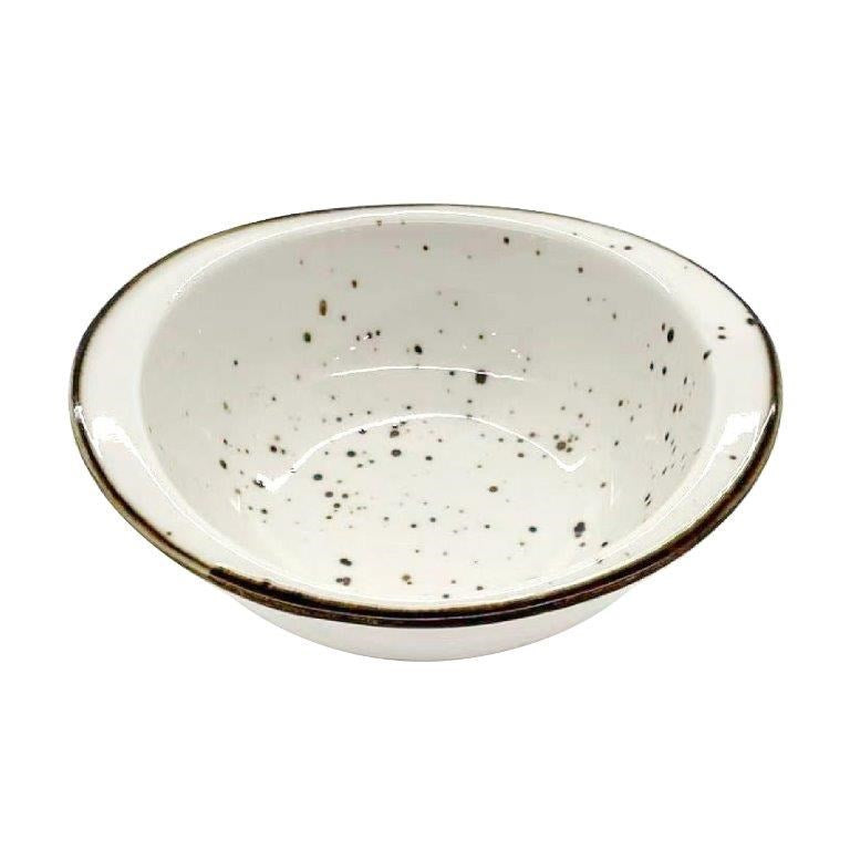 Round White Ceramic Bowl 14.5*13*5 cm