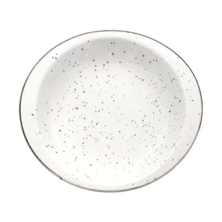 Round White Ceramic Plate Dinner Plate 31*28*2 cm
