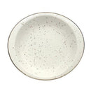 Round White Ceramic Plate Dinner Plate 27*24*1.5 cm