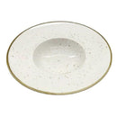 Round White Ceramic Plate Deep 27.3*27.3*6.2 cm