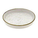 Round White Ceramic Plate Deep 20*4 cm