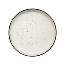Round White Ceramic Plate Flat 20*2 cm