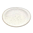 Round White Ceramic Plate Dinner Plate 26*18.9*2 cm